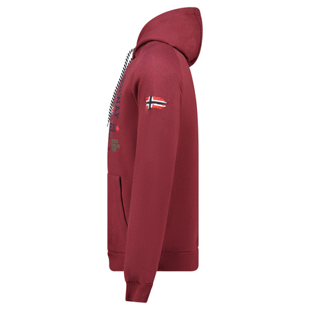 Bluza Geographical Norway GEXPE BURGUNDY DB MEN 100 bordowy męska (WZ3006H/GN-Burgundy)