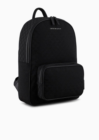 Wyprzedaż - Plecak miejski Emporio Armani czarny (Y4O315-Y022V-81336)