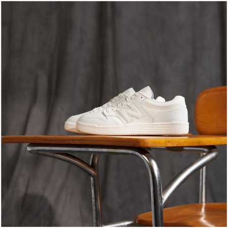Sneakersy męskie Buty New Balance BB480L3W buty sportowe klasyczne białe (BB480L3W)