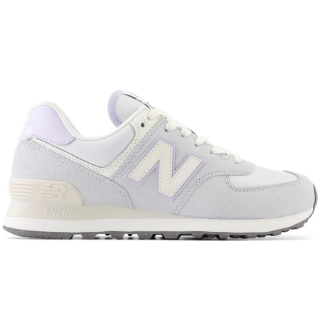 Sneakersy damskie New Balance 574 zamszowe buty sportowe klasyczne szare (WL574AG2)