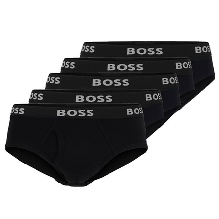 Komplet slipów męskich BOSS TrBrief NERO 5-PAK czarne (50475387-001)