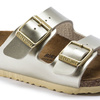 Klapki dziewczęce Birkenstock Arizona Kids Birko-Flor Electric Metallic Gold narrow wąskie (1014841)