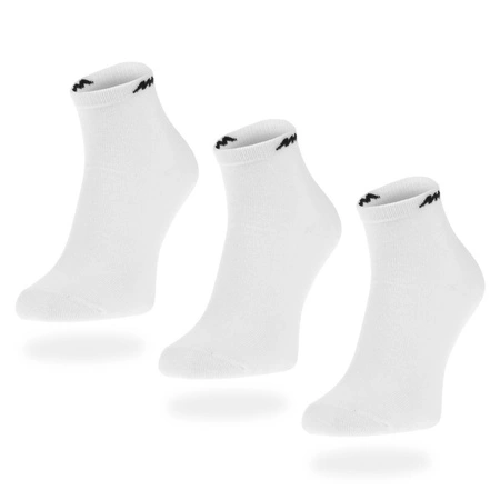 Wyprzedaż - Skarpety damskie/męskie białe Monotox Basics Ankle Socks White 3-Pack (MX20004)