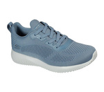 Sneakersy damskie błękitne Skechers Bobs Squad Tough Talk (32504-LTBL)