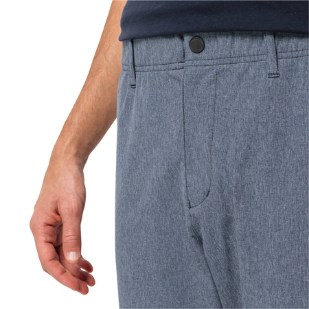 Wyprzedaż - Spodnie długie męskie Jack Wolfskin Winternebel Pants ocieplane wodoodporne niebieskie (1508421_1010)