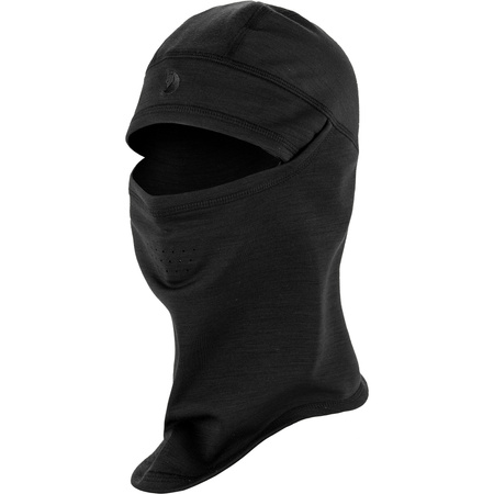 Wyprzedaż - Kominiarka zimowa damska/męska Fjällräven Keb Fleece Balaclava Black narciarska czarna (F86997-550)