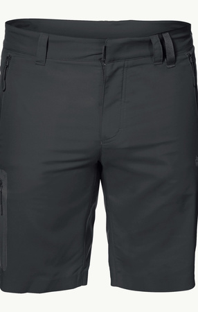 Wyprzedaż - Spodenki trekkingowe męskie Jack Wolfskin Active Track Shorts Men phantom czarne (1503791_6350)