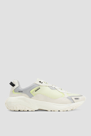 Wyprzedaż - Buty sportowe męskie Hugo Boss sneakersy lifestyle żółte (50493048-741)
