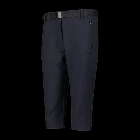 Wyprzedaż - Spodnie trekkingowe damskie CMP Woman Capri trzy czwarte grafitowe (3T51246-U423)