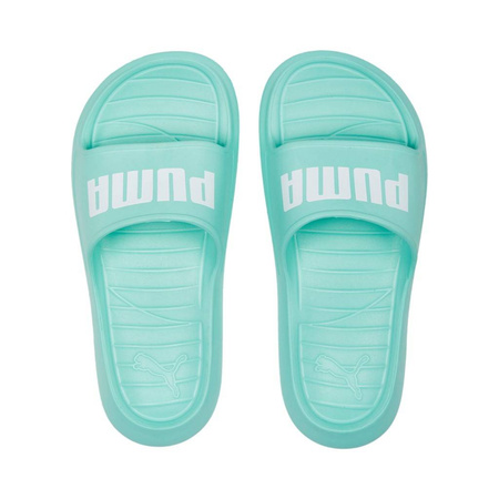 Wyprzedaż - Klapki na basen damskie Puma Divecat V2 Lite klapki zielone (374823-20)