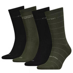 Skarpety męskie Calvin Klein CK MEN SOCK 4P STRIPE Zielone (701219835003)