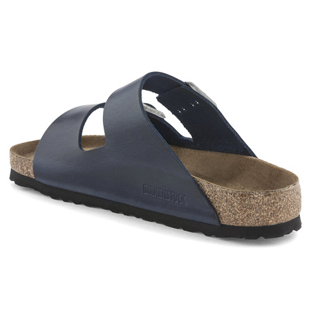 Klapki Birkenstock Arizona Soft Footbed Oiled Leather Narrow damskie/męskie Blue Niebieskie na wąską stopę olejowana skóra (1013644)