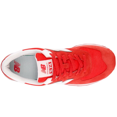 Buty sportowe damskie/męskie sportowe NB New Balance U574 sneakersy czerwone (U574GEE)