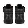 Wyprzedaż - Buty zimowe damskie Puma Carina 2.0 Mid Winter sportowe ocieplane z futerkiem czarne (385852-01)