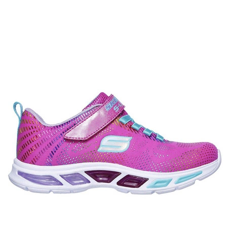 Buty do biegania dla dzieci różowe Skechers S Lights-Litebeams-Gleam N Dream (10959L-NPMT)