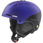 Kask narciarski unisex Uvex stance MIPS system wentylacji zapięcie monimatic fioletowy (56/6/314/13)