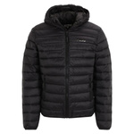 Kurtka męska Fila STEIN HOODED JKT pikowana o regularnym kroju z kapturem czarna (FAM026980010)