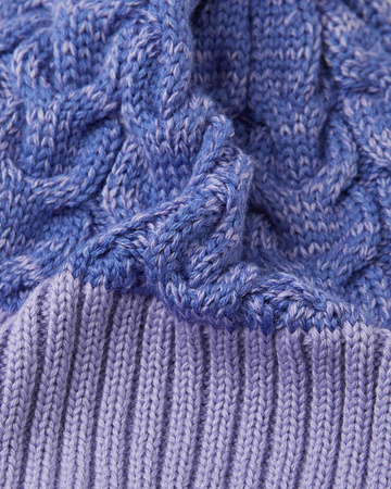 Wyprzedaż - Czapka zimowa dziecięca Reima Paljakka Blooming Lilac ciepła wełniana fioletowa (5300035B-5451)