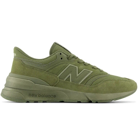 Sneakersy męskie New Balance 997 buty sportowe zamszowe lifestylowe zielone (U997RMF)