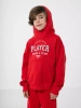 Bluza dziecięca 4F red (HJZ22-JBLM006-62S)