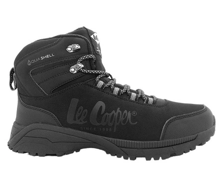 Wyprzedaż - Buty zimowe męskie Lee Cooper Smartstep trekkingowe ocieplane wodoodporne czarne (LCJ-22-01-1404M)