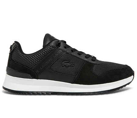 Sneakersy męskie Lacoste Joggeur 2.0 Leather buty sportowe czarne (7-43SMA003202H)