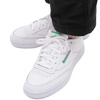 Sneakersy damskie/męskie Reebok Club C 85 skórzane tenisówki buty sportowe białe (100000155/AR0456)