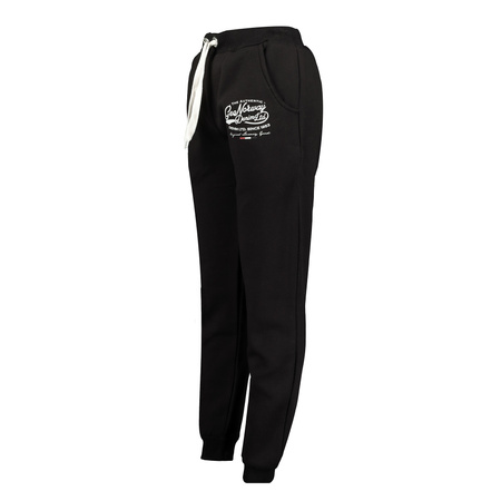 Wyprzedaż - Spodnie dresowe męskie Geographical Norway Merci EO/PR 100 B67 czarne (WU8129-GNO-BLACK)