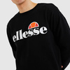 Wyprzedaż - Bluza sportowa męska Ellesse SL Succiso Sweatshirt Black streetwearowa męska czarna (SHC07930-011)
