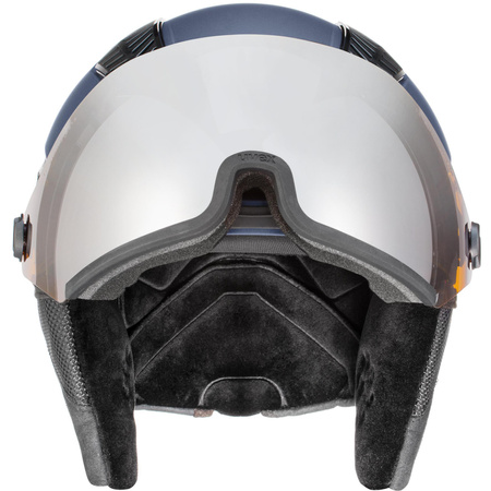Wyprzedaż - Kask z wizjerem Uvex hlmt 600 visor 40 narciarski snowboard męski/damski (56/6/236/40)
