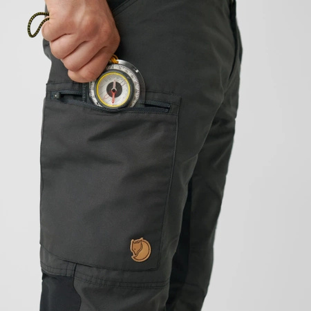 Spodnie męskie Fjällräven Kaipak Trousers M Dark Grey-Black (F86550-030-550)