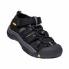 Sandały trekkingowe dziecięce na lato Keen Newport H2 Black/Keen Yellow czarne (KE-1022838)