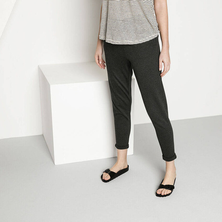 Klapki damskie Birkenstock Madrid EVA gumowe narrow wąskie czarne (128163)