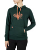 Bluza z kapturem damska Viking Panaka Hoodie Bamboo Lady bambusowa zielona (730/25/8883/7300)