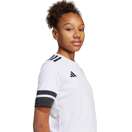 Koszulka dla dzieci adidas Squadra 25 biała (JJ0057)
