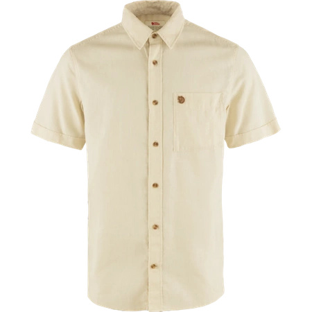 Koszula z krótkim rękawem męska Fjällräven Övik Travel Shirt SS M Chalk White (F87039-113)