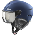 Wyprzedaż - Kask narciarski damski/męski Uvex Instinct Visor snowboardowy sportowy (56/6/260/10)