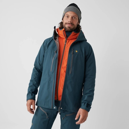 Kurtka softshell męska Fjällräven Bergtagen Eco-Shell Jacket M Mountain Blue (F86621-570)