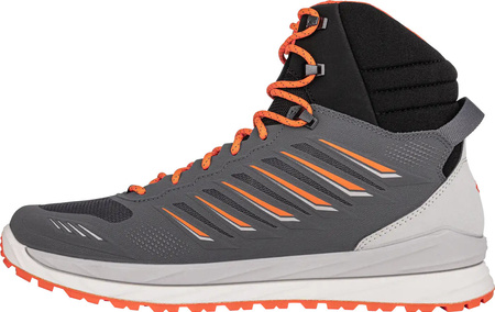 Wyprzedaż - Buty trekkingowe męskie Lowa Axos GTX Mid gore-tex graphit/flame wodoodporne (310844 7952)