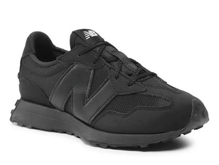Sneakersy młodzieżowe New Balance NB327 buty sportowe juniorskie na co dzień czarne (GS327CTB)