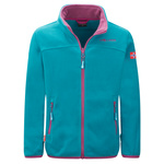 Kurtka polarowa dziewczęca Trollkids Girls Oppdal Jacket XT rozpinana sportowa niebieska (415-243)