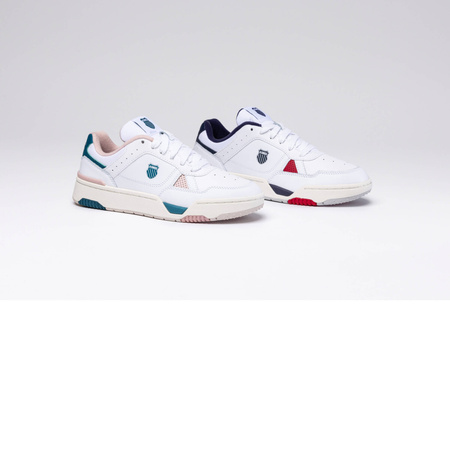 Wyprzedaż - Sneakersy męskie sportowe białe K-Swiss Match Pro LTH tenisówki ze skóry naturalnej (08905-130-M)