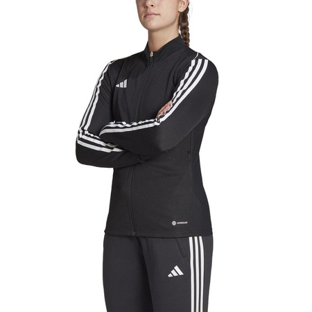 Bluza dresowa damska adidas Tiro 23 League Training W rozpinana sportowa czarna (HS3515)