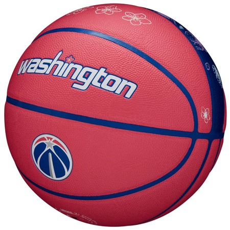 Piłka do koszykówki Wilson NBA Team City Collector Washington Wizards Ball (WZ4016430ID)
