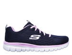 Buty sportowe damskie fioletowe Skechers Graceful Get Connected (12615-NVPK)
