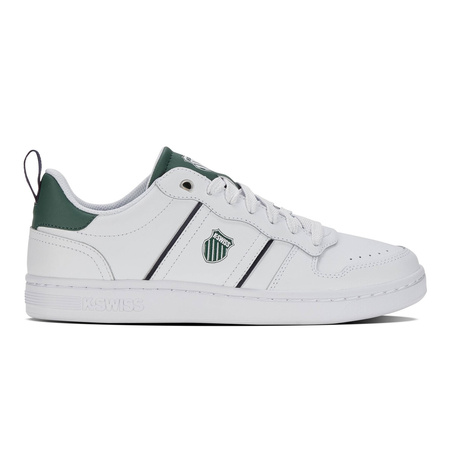 Wyprzedaż - Tenisówki męskie skórzane K-Swiss Lozan Match LTH białe sneakery (08903-193-M)