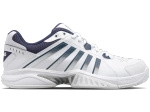 Męskie sneakersy K-Swiss RECEIVER V WHITE/PEACOAT/SILVER-M (07393-177-M)