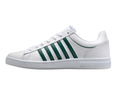 Męskie sneakersy K-Swiss COURT WINSTON WHITE/POSY GREEN-M (06154-942-M)