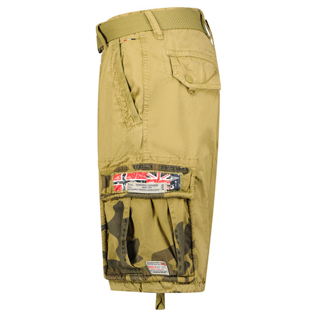 Bermudy Geographical Norway PASTEQUE EO MEN 063 mastyks (jasnobeżowy) męska (SX1425H/GNO-Mastic)