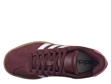 Buty sportowe młodzieżowe adidas VL COURT BOLD J bordowe (IH4780)